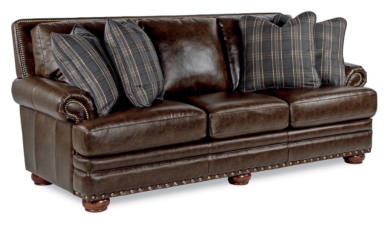 LaZBoy BRENNAN Traditional Sofa with Comfort Core Cushions and Two